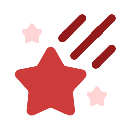 Shooting star icon