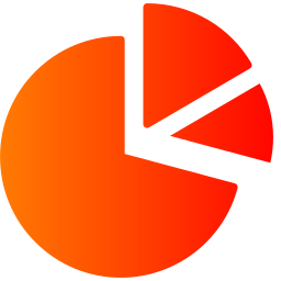 gráfico circular icono