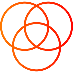 Диаграмма Венна иконка