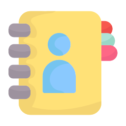 Phone book icon