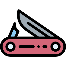 nóż kieszonkowy ikona