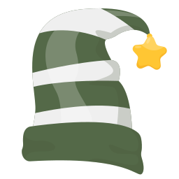 Новогодняя шапка иконка