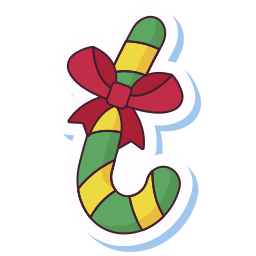 Candy cane icon