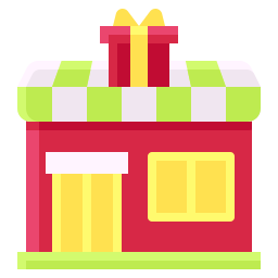 Gift shop icon