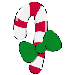 Candy cane icon