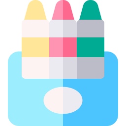 lápiz de color icono