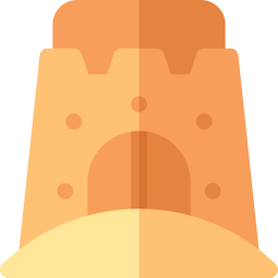 castello di sabbia icona