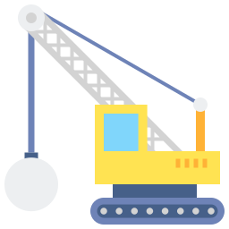 bola de demolición icono