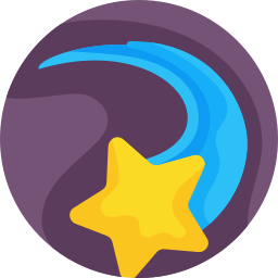 Shooting star icon