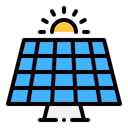 Solar panel icon