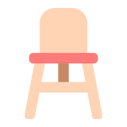 sedia per bambini icona