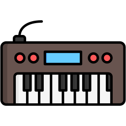 elektrisches keyboard icon