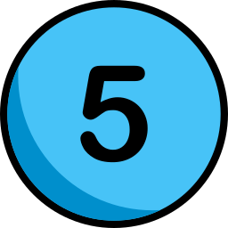 número 5 Ícone