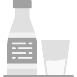 Milk bottle icon