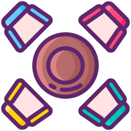 Round table icon