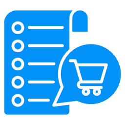 Shopping list icon