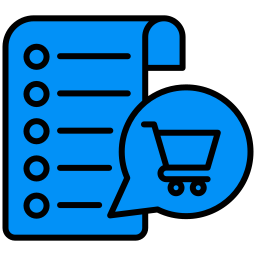 Shopping list icon