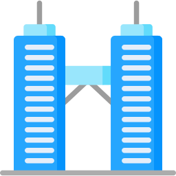 twin towers icoon
