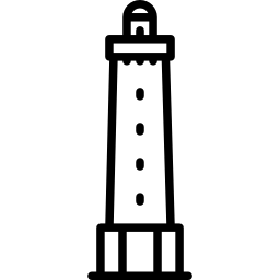 le phare de kereon leuchtturm frankreich icon