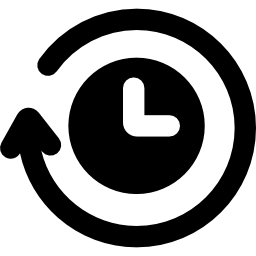 reloj circular icono