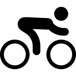 fiets race icoon