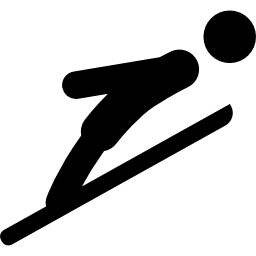 Прыжки на лыжах иконка