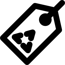 ricicla etichetta icona