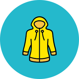 imperméable Icône