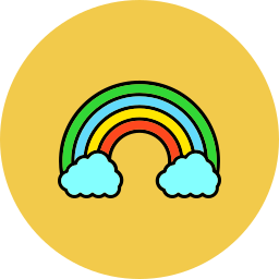 arco iris icono