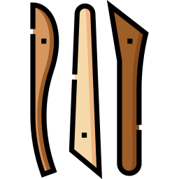 Wood modelling icon