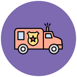 Police van icon