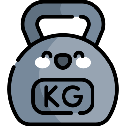 Gym weight icon