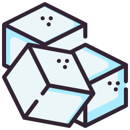 Sugar cubes icon