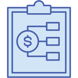 Financial plan icon