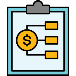 Financial plan icon