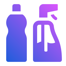 productos de limpieza icono