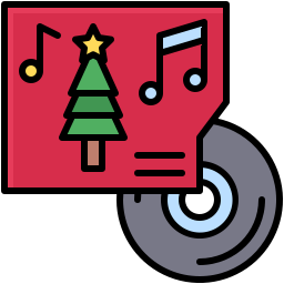 música de navidad icono