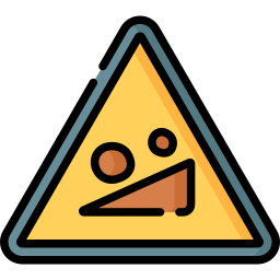 Falling boulder icon