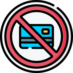 No credit card icon