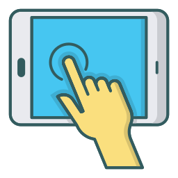 touchscreen icono