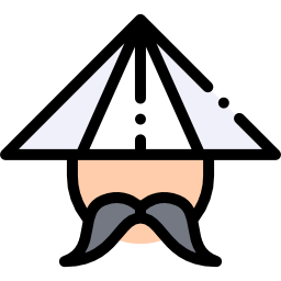 Bamboo hat icon