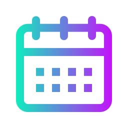 Calendar date icon