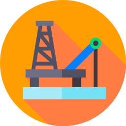 piattaforma petrolifera icona