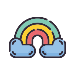 regenboog icoon