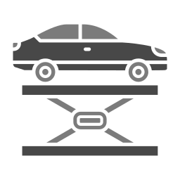 voiture hydraulique Icône