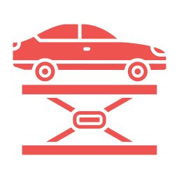 Гидравлический автомобиль иконка