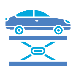 hydraulisches auto icon