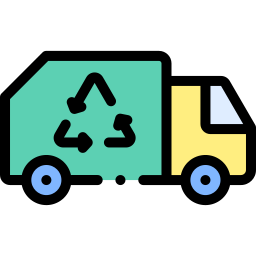 ciężarówka do recyklingu ikona