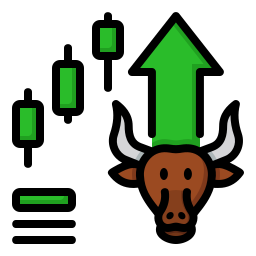 Bull market icon