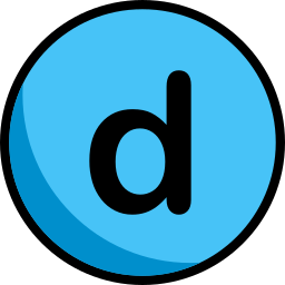 文字d icon